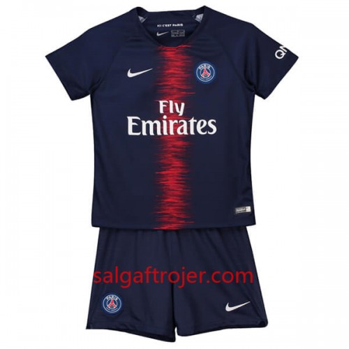 Paris Saint-Germain Fodboldtrøjer Børn Hjemmebanesæt 2018/19 Kort ærmer Paris Saint-Germain Fodboldtrøjer Børn Hjemmebanesæt 2018/19 Kort ærmer